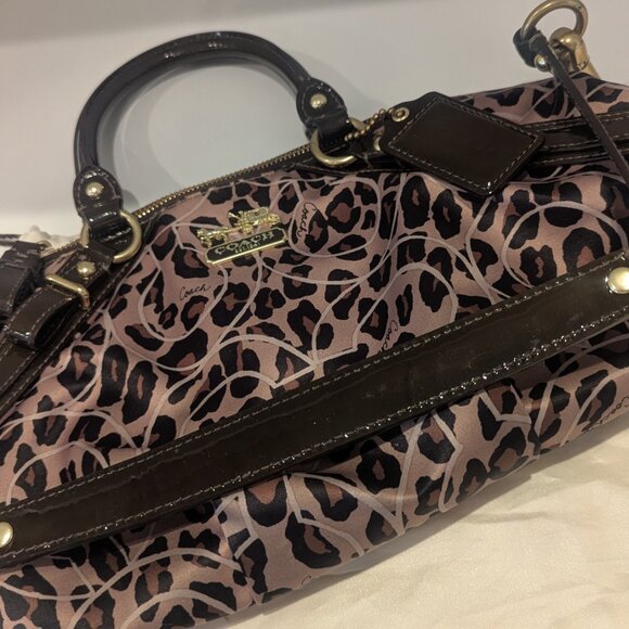 Coach leopard print bag - Picture 3 of 6